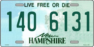 NH license plate 1406131