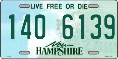 NH license plate 1406139
