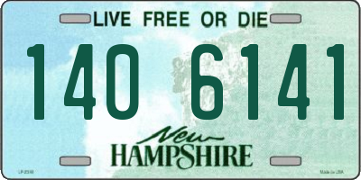 NH license plate 1406141