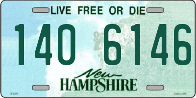 NH license plate 1406146