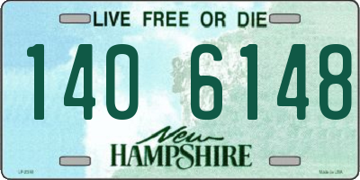 NH license plate 1406148