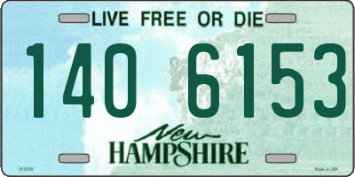 NH license plate 1406153