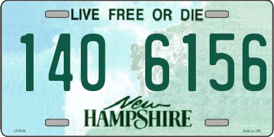 NH license plate 1406156