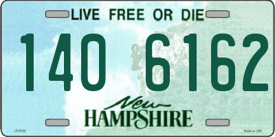 NH license plate 1406162