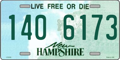 NH license plate 1406173