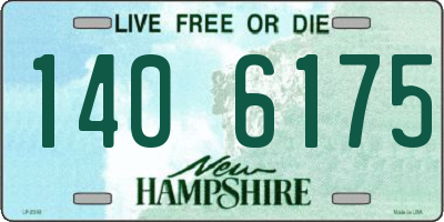 NH license plate 1406175