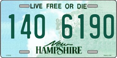 NH license plate 1406190