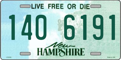 NH license plate 1406191