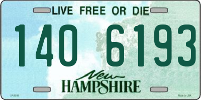 NH license plate 1406193