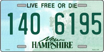 NH license plate 1406195