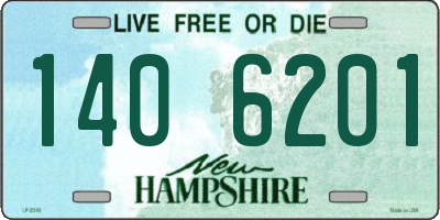 NH license plate 1406201