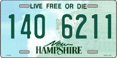 NH license plate 1406211