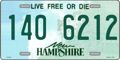 NH license plate 1406212