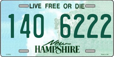 NH license plate 1406222