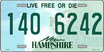 NH license plate 1406242