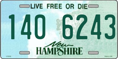 NH license plate 1406243