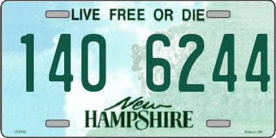 NH license plate 1406244