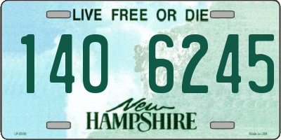 NH license plate 1406245