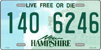 NH license plate 1406246