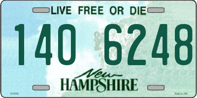 NH license plate 1406248