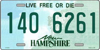 NH license plate 1406261