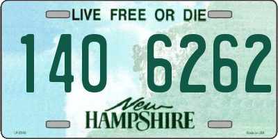 NH license plate 1406262