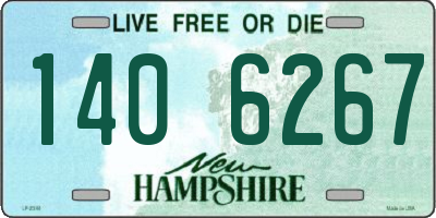 NH license plate 1406267