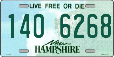 NH license plate 1406268