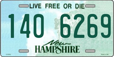 NH license plate 1406269