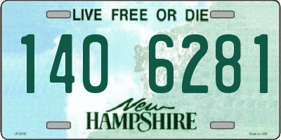 NH license plate 1406281