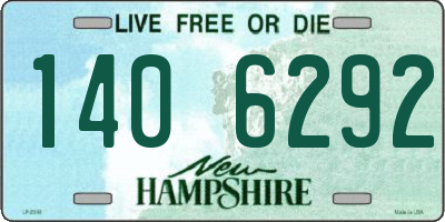 NH license plate 1406292
