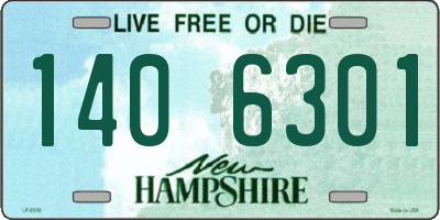 NH license plate 1406301