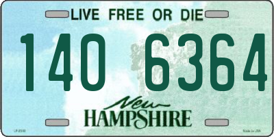NH license plate 1406364