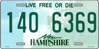 NH license plate 1406369
