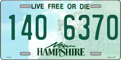 NH license plate 1406370