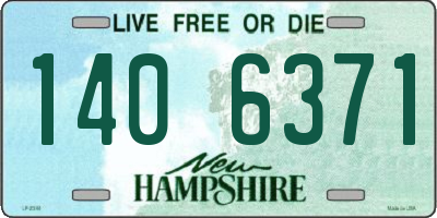 NH license plate 1406371