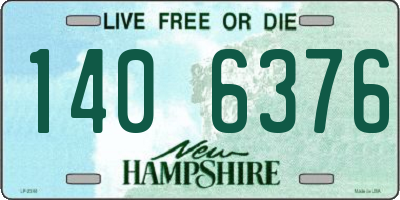 NH license plate 1406376