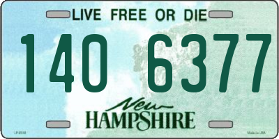 NH license plate 1406377