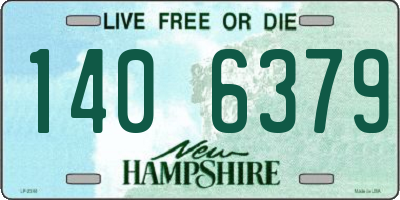 NH license plate 1406379