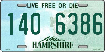 NH license plate 1406386