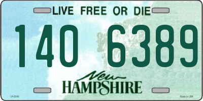 NH license plate 1406389