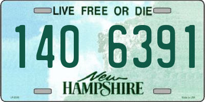 NH license plate 1406391