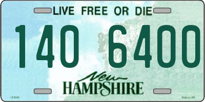 NH license plate 1406400