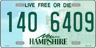 NH license plate 1406409