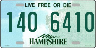 NH license plate 1406410