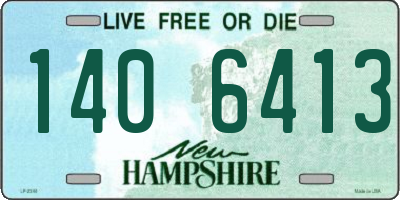 NH license plate 1406413