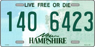 NH license plate 1406423