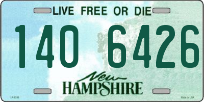 NH license plate 1406426
