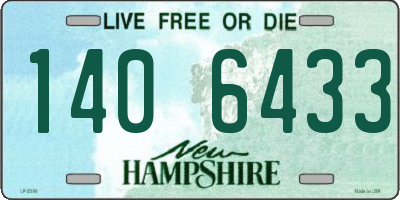 NH license plate 1406433