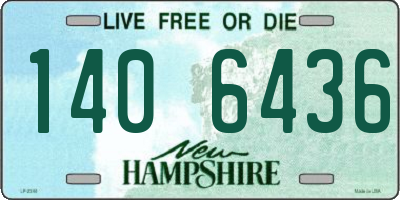 NH license plate 1406436